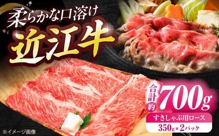 
            近江牛ロース・肩ロース（すきしゃぶ）700g  / 牛肉 和牛 国産牛 黒毛和牛 すき焼き しゃぶしゃぶ 大判スライス / 栗東市 / 有限会社 岡山[BIBE040]
          