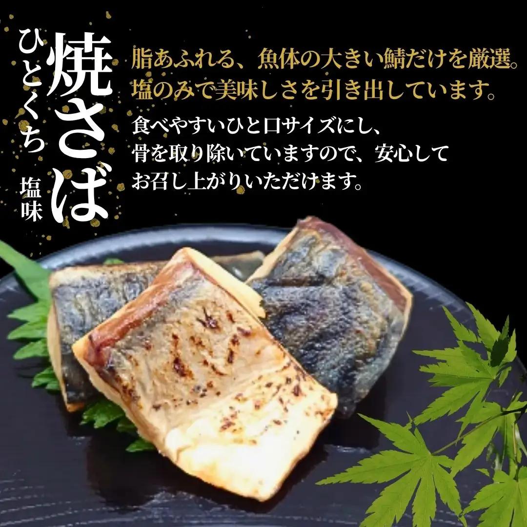 ひとくち焼さば (塩味) 10袋 計500g  吉雪｜さば おかず