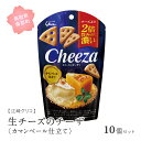 【ふるさと納税】グリコ 生チーズのチーザ＜カマンベール仕立て＞ 10個セット 鳥取県南部町 チーザ Cheeza カマンベールチーズ おつまみ スナック 家飲み お菓子 菓子 江崎グリコ まとめ買い 家庭用 備蓄