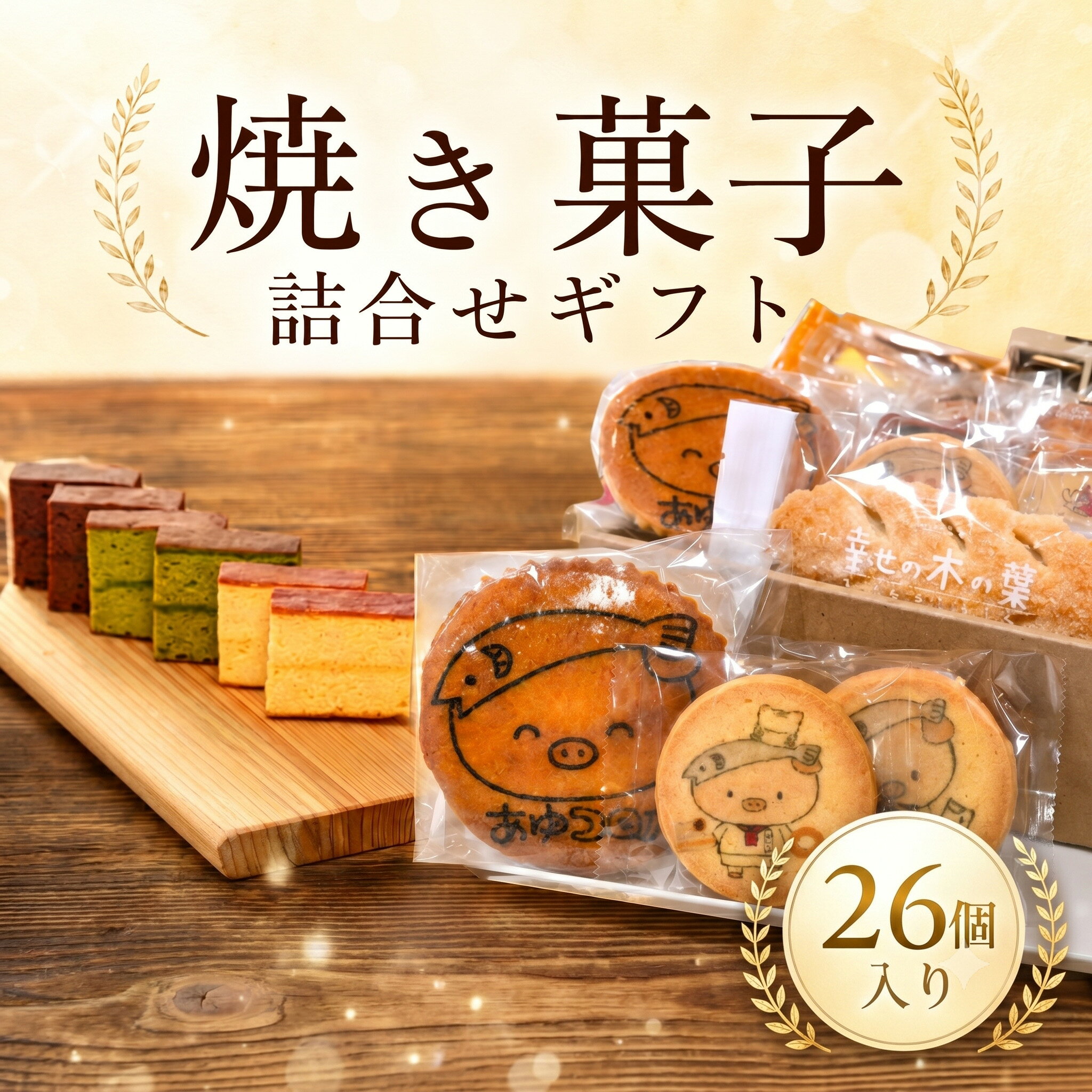 【ふるさと納税】 焼き菓子詰合せギフト　26コ入り ／ デザート スイーツ クッキー 焼菓子 洋菓子 神奈川県 厚木市
