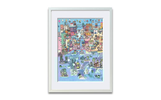 アート作品「水の都・ヴェネチア」（小）【 絵画 インテリア アート 芸術品 美術品 】