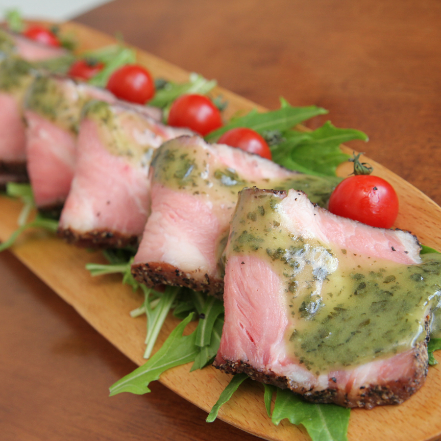 ＜山中湖ハム＞熟成の極み　とろけるジューシーレアローストポークＣ1300g×2