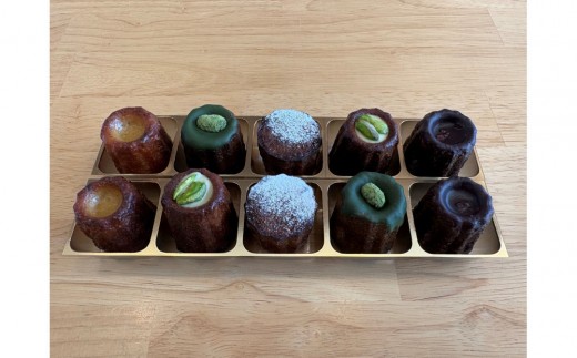 
                  境港カヌレ(計10個/5種×2) | カヌレ 焼き菓子 洋菓子 スイーツ お菓子 デザート フランス菓子 食べ比べ セット バラエティ 手土産 お土産 ギフト 贈り物 自宅用 おやつ お取り寄せ スイーツ 人気 おすすめ 鳥取県 境港市
                