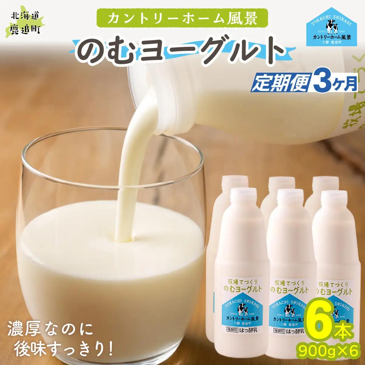 【定期3ヶ月】のむヨーグルト 900g ×6 SKB040