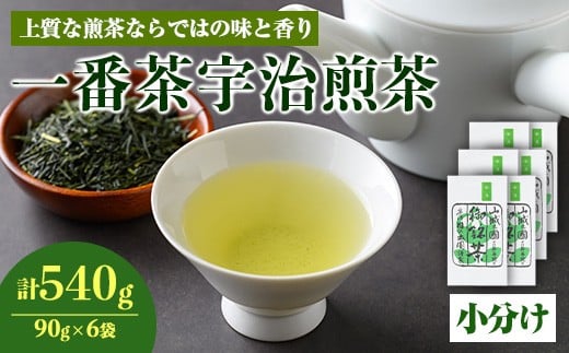 ＜2024年産＞一番茶 宇治煎茶(計540g・90g×6袋)【uj-AG005】【宇治日の出園】