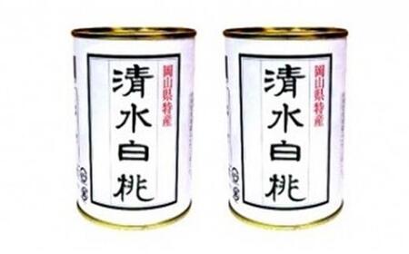 角南製造所 清水白桃缶詰 2缶セット