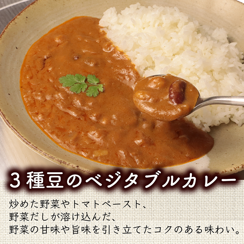 カゴメ Plant Based 3種豆のベジタブルカレー  10個入 ベジタブルカレー 大豆ミート レトルト レトルト食品 野菜 豆 プラントベース 植物性 植物由来 maruyama024