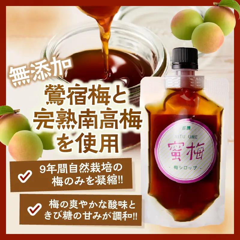【2週間以内発送】＼ポスト投函／都農町産 蜜梅シロップ(計1本) 梅 加工品 国産_T024-014