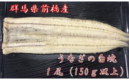 父の日 上州うなぎ白焼　1尾（150g以上）｜鰻 国産うなぎ蒲焼き うな重 ひつまぶし ウナギ 蒲焼 人気 おすすめ 贈答 化粧箱入り 簡単調理 丑の日 ご褒美 記念日