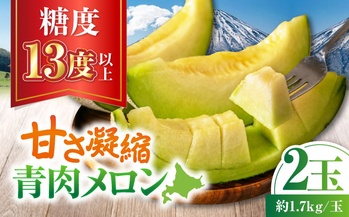 
            【先行予約】青肉メロン 2玉 《喜茂別町》【ニセコビュープラザ直売会協同組合】 メロン めろん 青肉 青肉メロン 糖度13度以上 化粧箱入り 贈答 贈答用 贈答品 贈り物 先行予約 デザート フルーツ 果物 常温 常温配送 北海道 甘い ギフト プレゼント 産直 贅沢 ぜいたく ご褒美 特別 季節限定 期間限定  [AJAH022] 11000 11000円
          