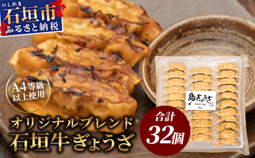 
≪餃子≫ 石垣牛 ぎょうざ 32個【 石垣牛 ぎょうざ 餃子 焼き餃子 水餃子 焼餃子 沖縄県 石垣市 】GS-2
