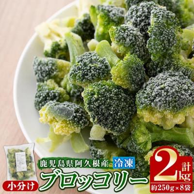 ふるさと納税 阿久根市 《先行予約受付中!2025年12月より順次発送》鹿児島県産 冷凍ブロッコリー 計2kg