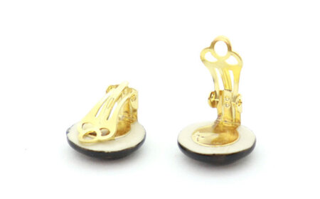 【美濃焼】 黄緑むら タイル イヤリング 直径15mm 瑞浪市 / TILEmade タイル アクセサリー ハンドメイド [AZCD026]