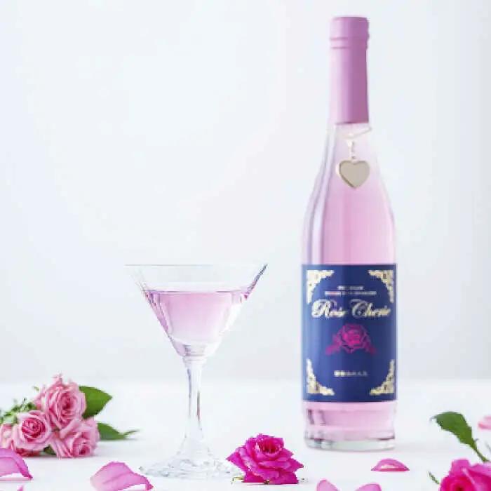 【バラの香りにつつまれるお酒】ローズシェリエ 500ml×12本入 / 佐賀県 / 株式会社Rose [41AAAS015]