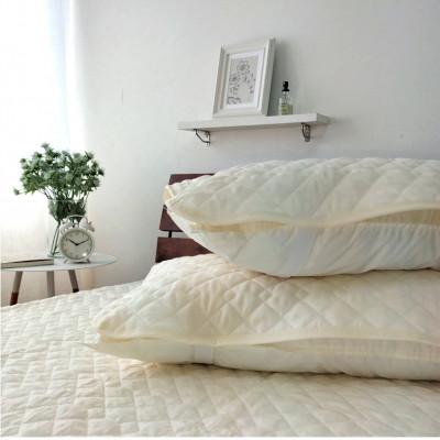 ふるさと納税 和泉市 【Lサイズ 50×70cm】和泉木綿 艶やかシルクコットンガーゼ枕パッド2枚組　PK1505PL2P |  | 03