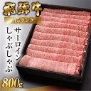 【ふるさと納税】【最高級】 飛騨牛 A5ランク サーロイン しゃぶしゃぶ 800g 冷蔵 下呂温泉 おすすめ 牛肉 肉 和牛 赤身 人気 ブランド牛 肉ギフト 国産 贈答品 しゃぶしゃぶ用 ギフト 50000円 5万円 岐阜県 下呂市