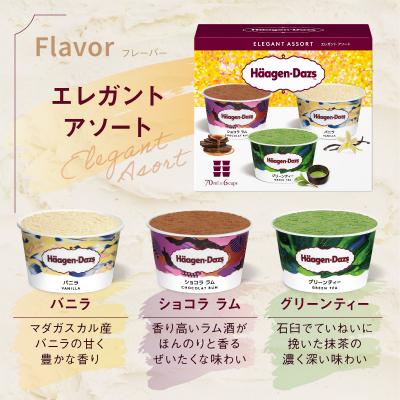 ふるさと納税 浜中町 【数量限定!!】ハーゲンダッツ『エレガントアソートボックス3箱セット』_H0026-061 |  | 01
