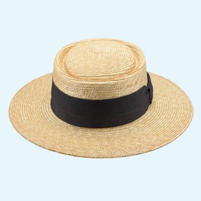 ふるさと納税 春日部市 春日部市伝統工芸品 田中帽子店 麦わら帽子 アルマ グレー 頭囲57.5cm(UK-H074-GY) |  | 01