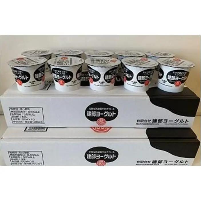無添加　建部 ヨーグルト （プレーンタイプ） 30個 | ヨーグルト