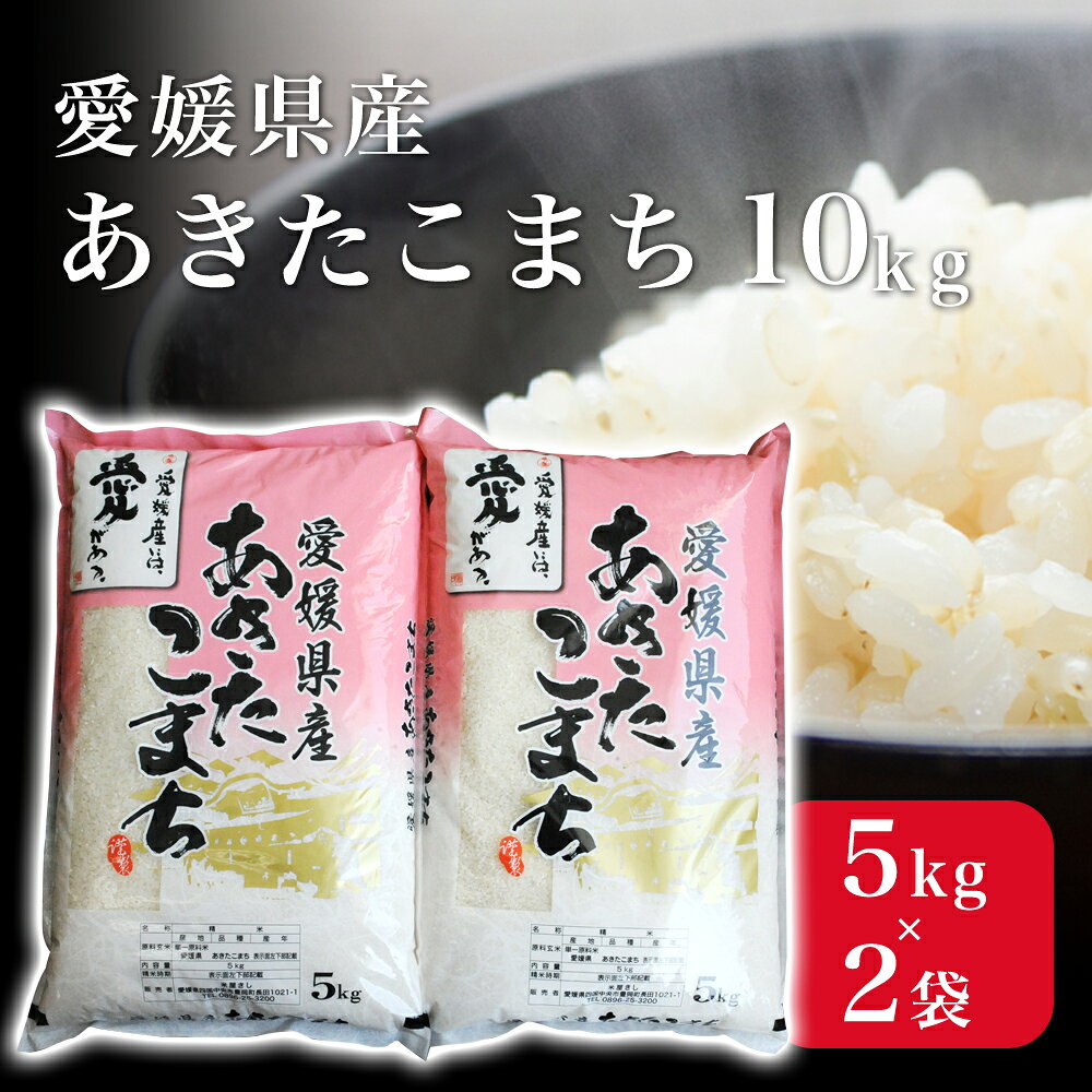 【ふるさと納税】愛媛県産 あきたこまち 10kg