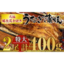 【ふるさと納税】 ＜国産＞ 備長炭手焼うなぎの蒲焼 特大2尾 計400g 特製タレ・山椒付き！タレと炭の香り豊かな備長炭焼き鰻の蒲焼！【大隅うなぎ販売有限会社】