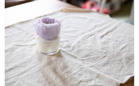 リアルなお花のキャンドル　『芍薬』(芍薬の香り)