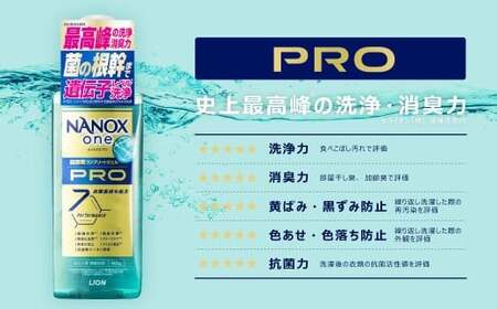 NANOX one PRO 替 超特大 セット（替超特大6個） 合計約6.06kg 洗剤 洗濯用洗剤 洗濯 ナノックス ナノックスワンプロ ライオン