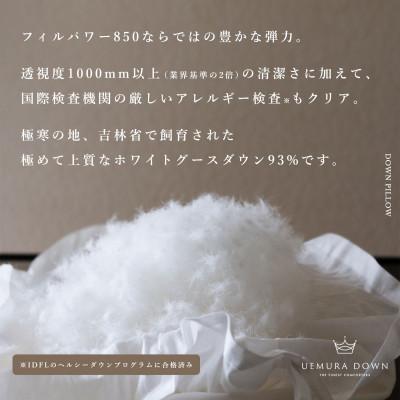 ふるさと納税 伊勢市 UEMURADOWN【ホワイトグース93%】ラグジュアリーホテル仕様 羽毛枕 350g　1189 |  | 01