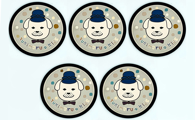 チタン製デザインプレート『雪丸』　５枚組 雑貨 日用品 