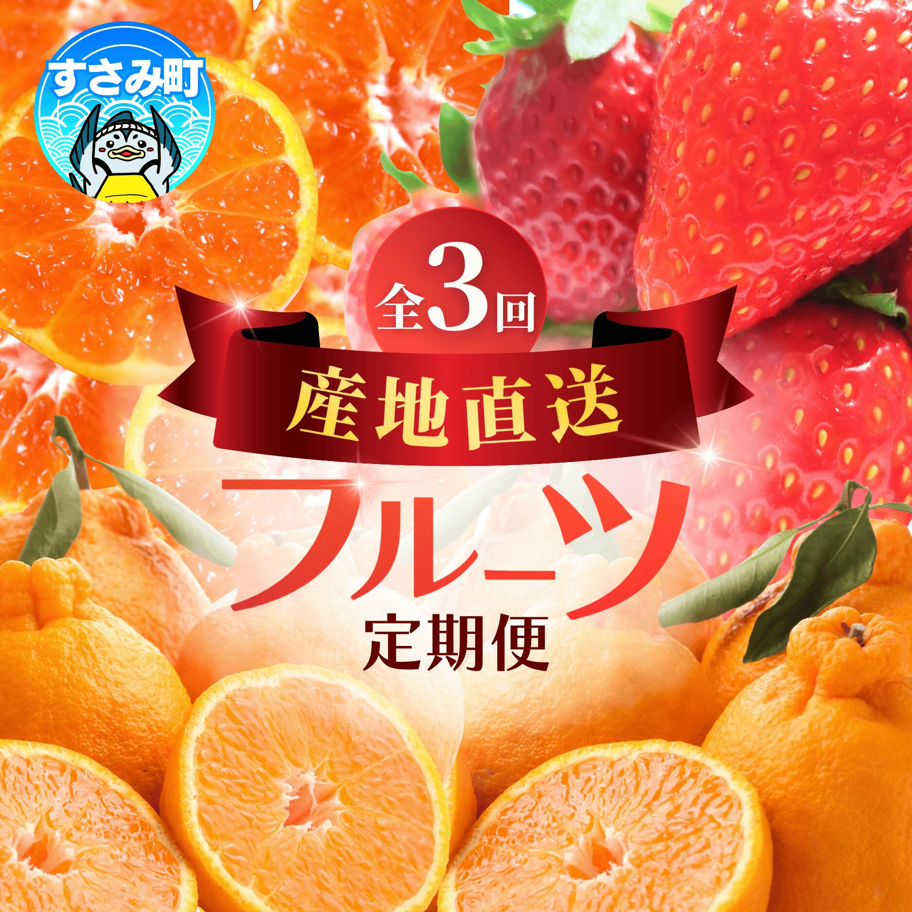 【ふるさと納税】 【定期便】 ● 全3回 ● 産地直送 定期便【 温州みかん ・ まりひめ ・ 紀州デコ 】 / フルーツ 果物 みかん いちご 旬 定期便