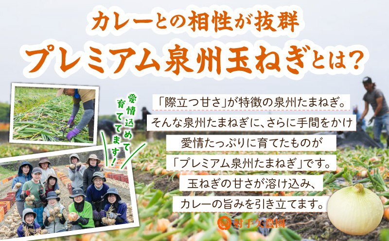 射手矢農園 特製カレー 5箱セット【本格スパイス たまねぎ なにわ黒牛 時短 冷凍カレー 冷凍食品 保存食 常備食 ピリ辛】