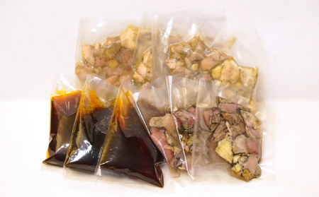 S081-003A_天草大王炭火焼と天草大王炭火親子丼の素セット 各3袋入