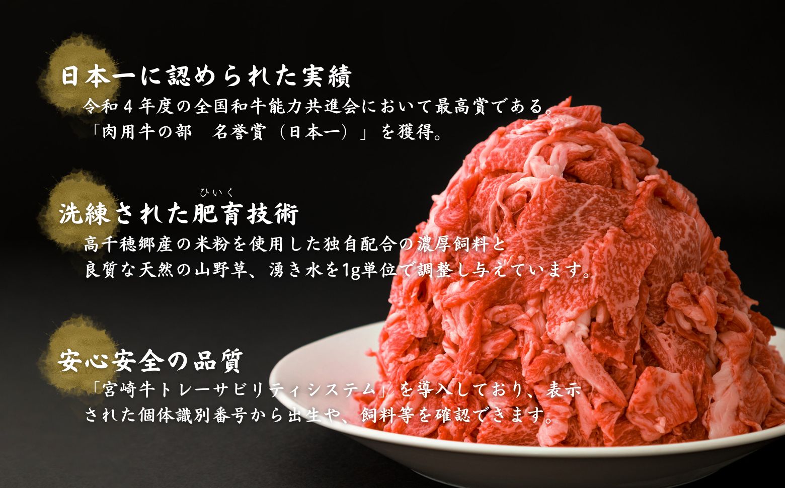 【3ヶ月定期便】 高千穂牛 こま切れ 400g×2パック×3回| 牛肉 肉 お肉 精肉 定期便 3回 こま切れ肉 小間切れ  ブランド牛 国産牛 黒毛和牛 和牛 宮崎県産 国産  炒め物 パック 小分