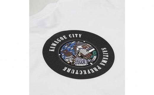 
										
										バックプリント 川越市 マンホールTシャツ（白・Mサイズ） ／ ファッション 服 埼玉県
									