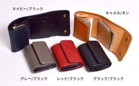 Groover Leather 信州鹿革 sincaウォレット DMS-100 ブラック/ブラック