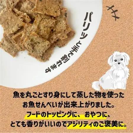 化粧箱入りBariShBariShオートミールのお魚せんべい (鯵、カマス、鰯) (20g×4袋)【1593200】