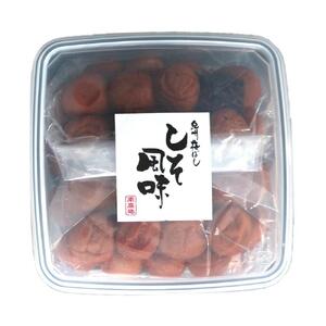 紀州南高梅 しそ風味梅干 1.2kg ご家庭用