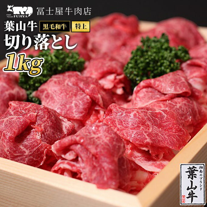 【ふるさと納税】 葉山牛 特上 切り落とし 1kg 牛肉 和牛 黒毛和牛 葉山牛 切り落とし 霜降り 赤身 すき焼き しゃぶしゃぶ 牛丼 煮物 贅沢 旨み コク 柔らかい A5 贈り物 ギフト お取り寄せ 夕食 おかず 神奈川県 逗子市　お届け：発送可能時期より順次発送予定