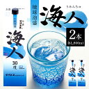 【ふるさと納税】泡盛海人1升パック 1800ml×2本 まさひろ酒造 あわもり 琉球泡盛 沖縄 地酒 一升 パック 家のみ 1800ml お試し 焼酎 スピリッツ 人気 家のみ 宅のみ ソーダ割 おすすめ 糸満 12,000円