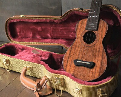 【ふるさと納税】【 Leaf Instruments 】 ウクレレ 「 照り葉 」 ソプラノ サイズ ハワイアン コア ｜Leaf Instruments 楽器 弦楽器 音楽 オリジナル 手づくり ハワイアンコア 初心者 ウクレレケース ハードケース付き 岐阜 岐阜県 美濃加茂 美濃加茂市 送料無料