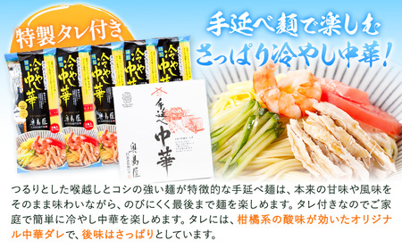 中華麺 冷やし中華 冷麺 細麺 国産 手延べ冷やし中華 タレ付き 1袋300g ( 麺 180g スープ 60g×2 ) 2食入 × 5袋 計10食 奥島屋 株式会社奥島創麺巧房《30日以内に発送予定