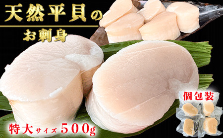 【先行予約】 岬だより 希少 特大サイズ 平貝むき身 セット 約500g [配送不可地域：北海道、沖縄、離島]