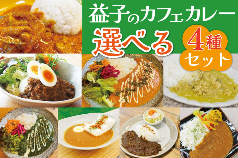 
            益子のカフェのカレー 選べる4種セット｜栃木県 益子町 ふるさと納税 カレー レトルトカレー 詰め合わせ セット 道の駅 人気 手作り（AA041）
          