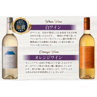 ふるさと納税 韮崎市 【樽熟成ワイン】白ワイン オレンジワイン 各750ml×1本(計2本) |  | 02
