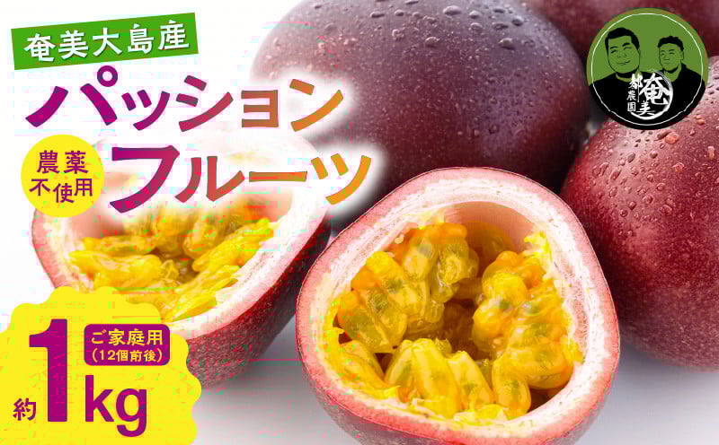 
            【2026年先行予約】パッションフルーツ 家庭用 約1kg　A194-001-01
          