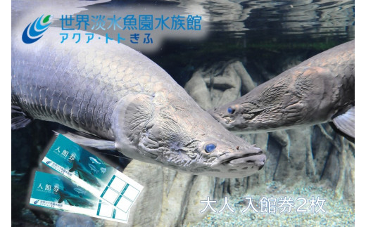 
506 世界淡水魚園水族館　アクア・トトぎふ　入館券（大人2枚）
