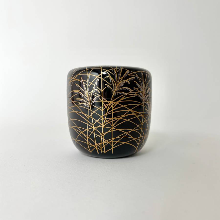 ＜うるしアートはりや＞薄に月蒔絵大棗