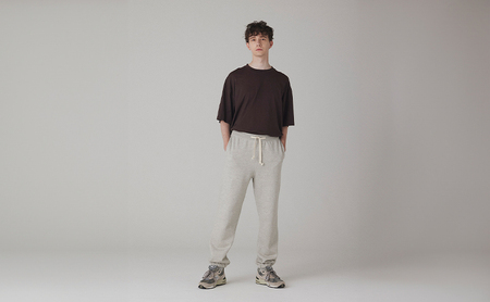 パンツ アンユースレス スニットパンツ 服 洋服 ファッション 耐久性 上品 コーマ糸 無撚糸コットン 洗濯可能 墨田区 東京都 ブラック/XL規