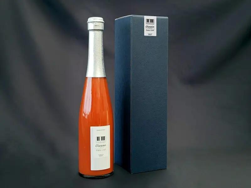 糖度14度ミニトマトジュース（490ml瓶 x 2本セット）　クラシックトマト『リスト』使用　野菜　生活　ジュース　飲料　ドリンク　信州　長野県【 トマトジュース 長野県 佐久市 】