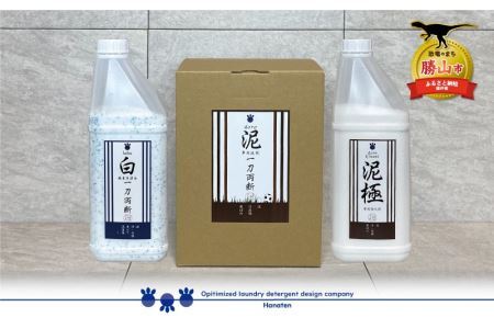洗剤 泥汚れ専用 一刀両断 4kg＋白一刀両断 2kg＋泥極 2kg [C-019015]
